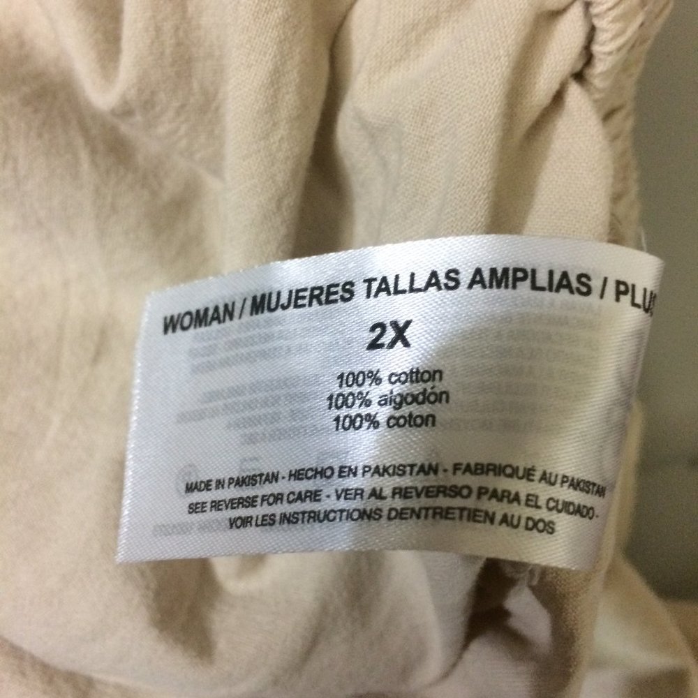 Gloria Vanderbilt Brit Dolphin Hem Capri Pants 2X - Picture 12 of 12